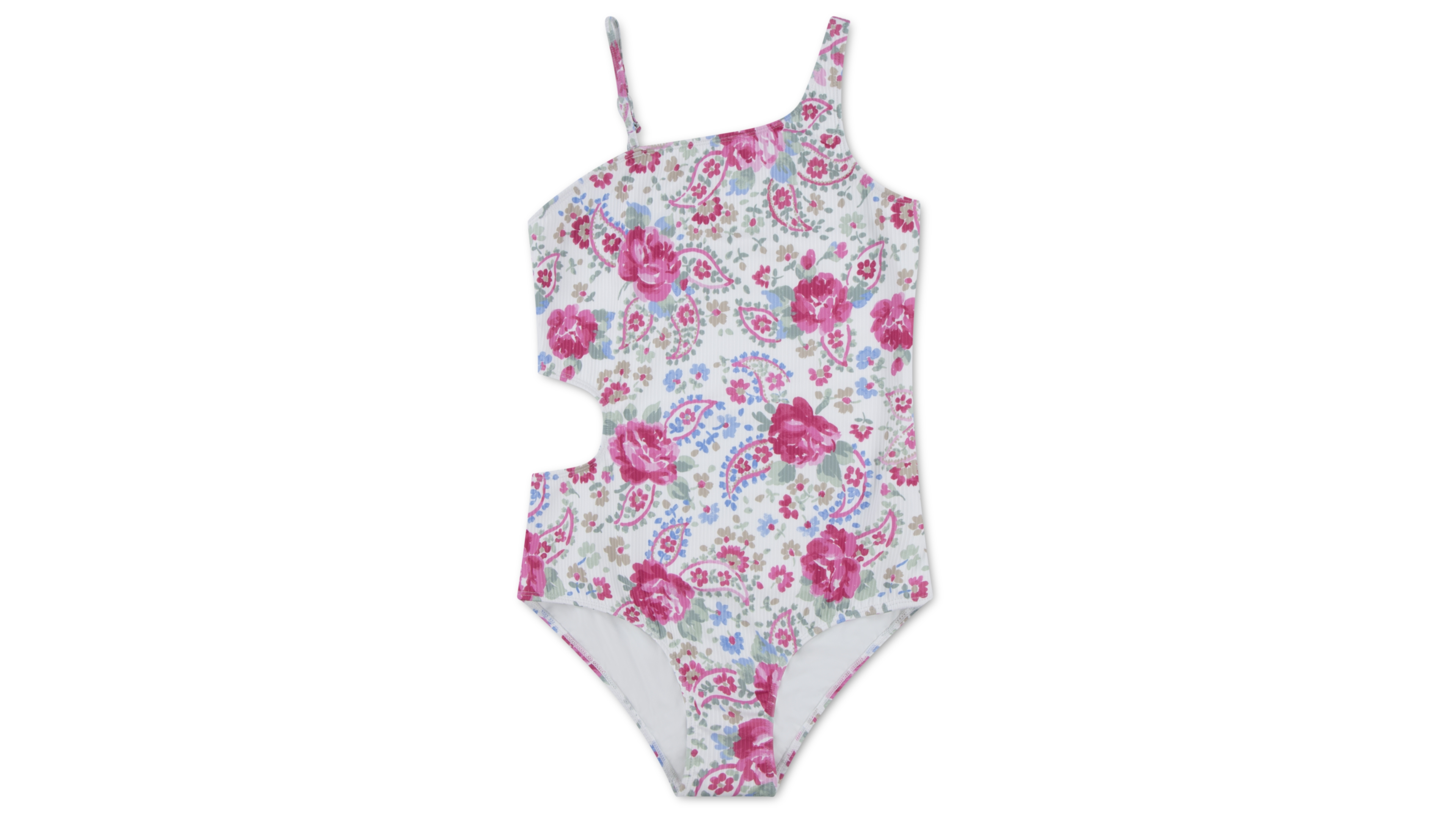 abercrombie kids Girls' 5-17 Asymmetrical Cutout One-Piece Swimsuit
