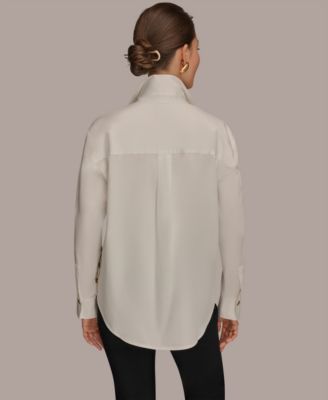 Women's Long-Sleeve Button-Up Shirt