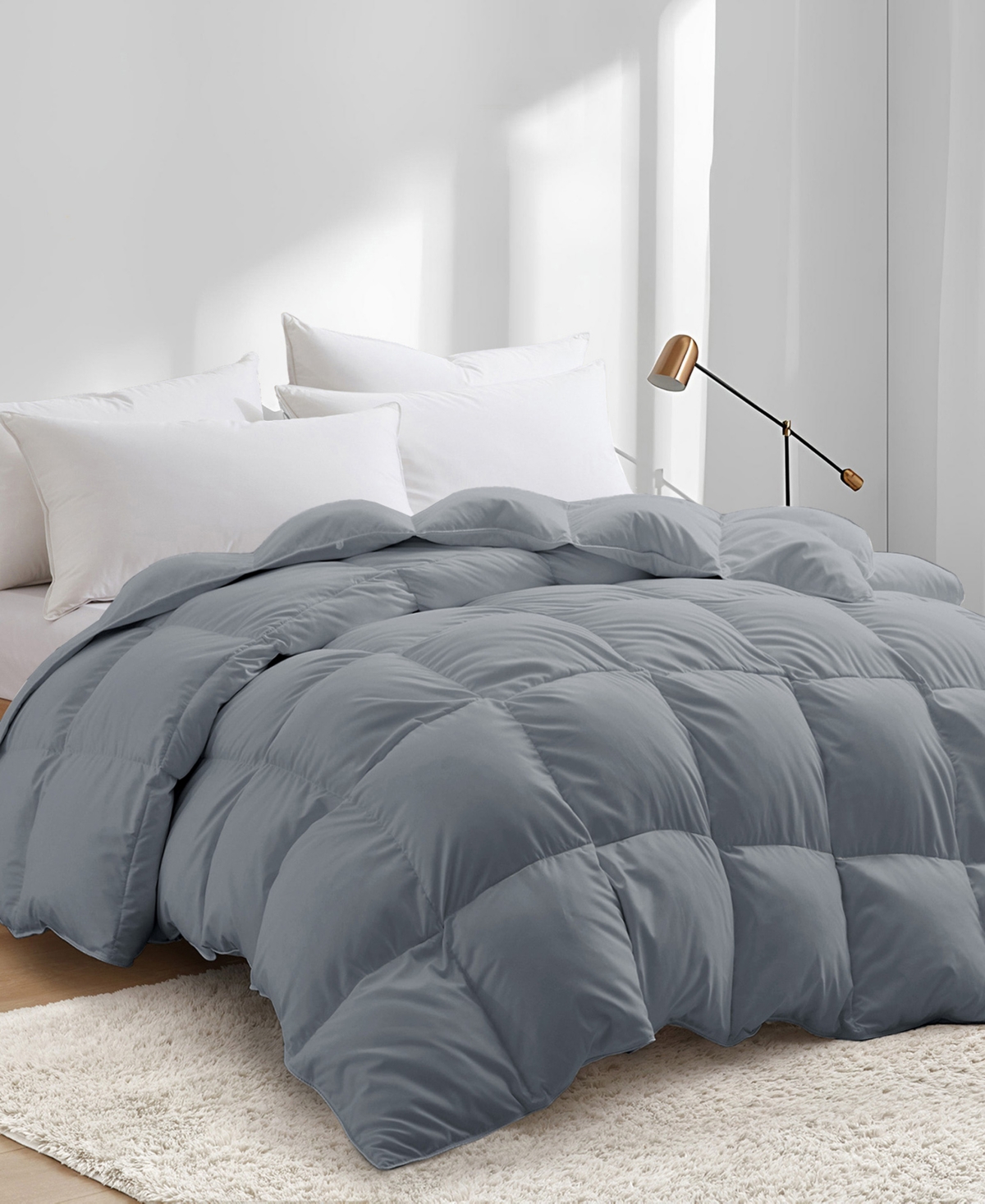 Unikome Heavyweight Goose Down Feather Comforter