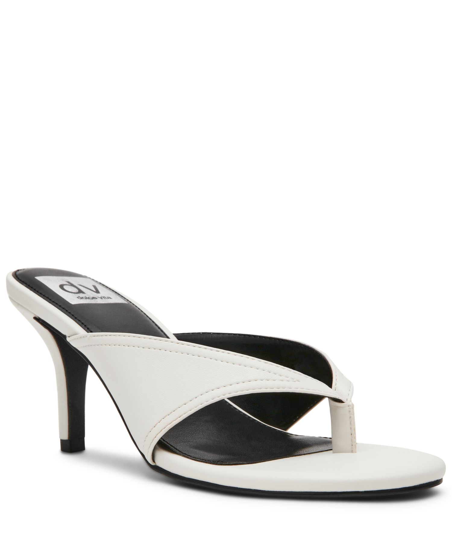 Women's Clarity High Heel Thong Dress Sandals