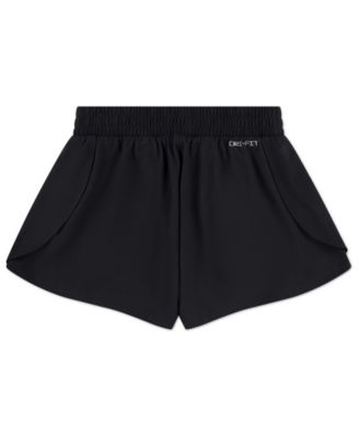 Girls' 4-6X Dri-FIT Play All Day Swing Elastic Waistband Shorts
