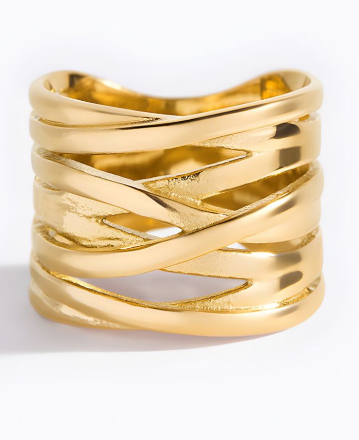 Mint & Lily Wire Wrap Statement Ring