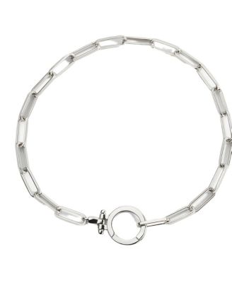Mint Lily Mint Paperclip Bracelet - 18k white gold plated 29$