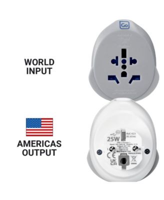 World USA USB-C 25W Travel Adaptor