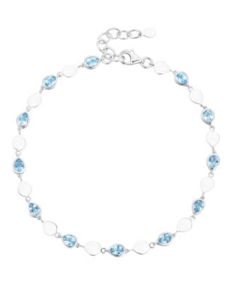 Blue Topaz (2-1/5 ct. t.w.) Luna Bracelet in Sterling Silver (Also Available in Multi-Stones)