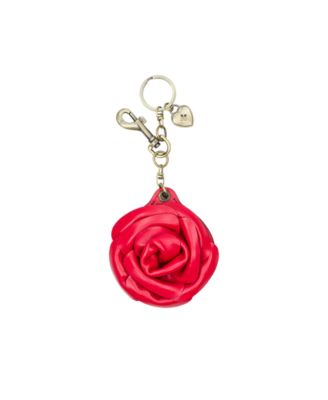 Rose Mirror Bag Charm