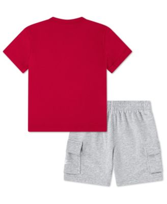 Boys' 2T-4T Pocket T-Shirt and French Terry Shorts, 2-Piece Set