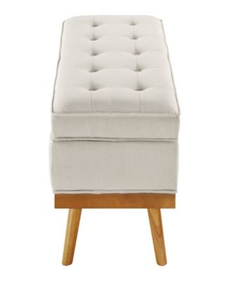18.5" Fabric Katheryn Storage Bench