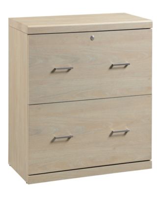28.5" Wood Alpine 2-Drawer Lateral File Cabinet