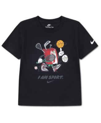 Boys' 4-7 Crewneck Boxy T-Shirt