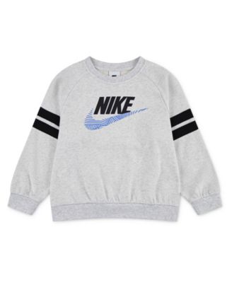 Boys' 4-7 In The Zone Oversized Crewneck Sweatshirt