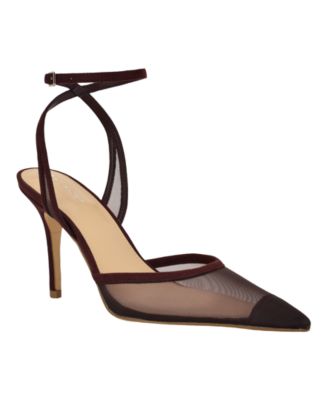 Women's Ozala Mesh Ankle Strap Stiletto Pumps