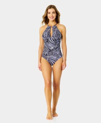 Women's High Neck One-Piece Swimsuit