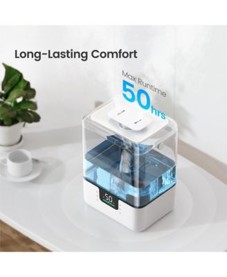 Morento  Smart Control (App & Voice), 6L Cool Mist, Essential Oil Diffuser, 7-Color Night Light  Humidifier for Bedroom, Home & Large Rooms