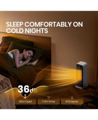 Morento | Smart Portable Electric Space Heater | 1500W with Wi-Fi, Voice Control, Thermostat, Timer, Quiet Operation