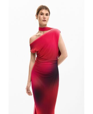 Women's Asymmetric draped dress