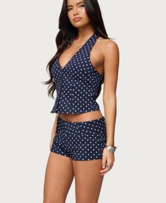 Women's Twyla Polka Dot Halter Top