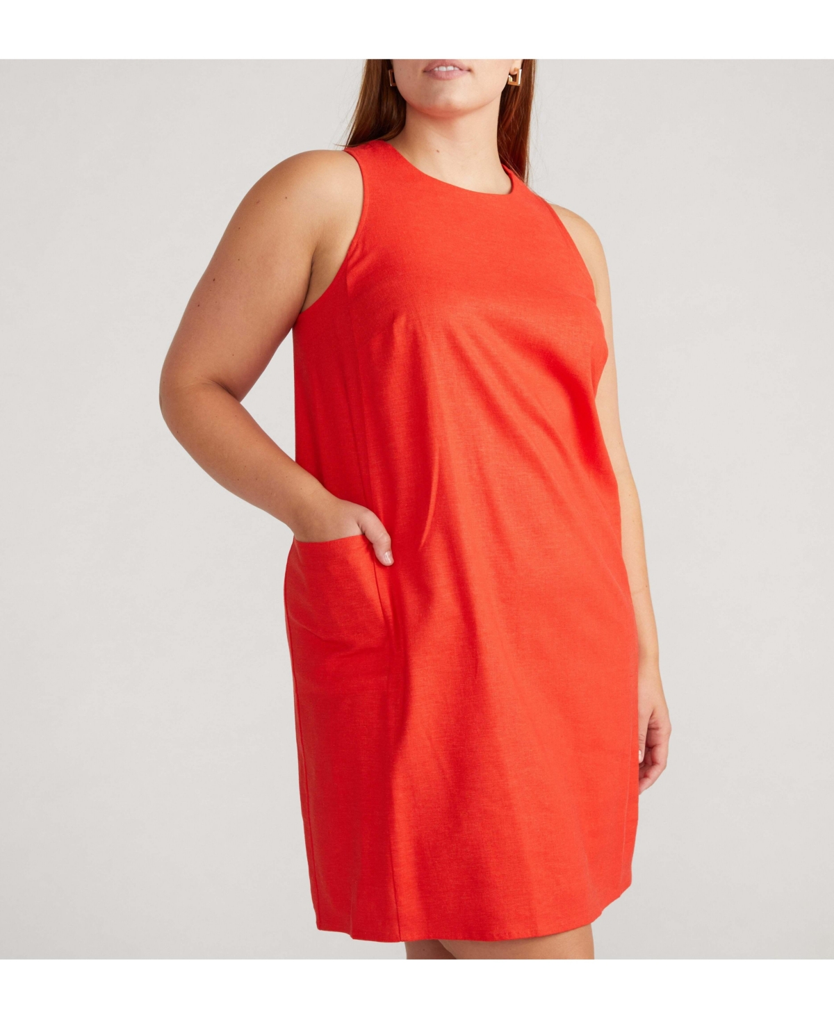 Universal Standard Plus Size Terrace Linen Shift Dress