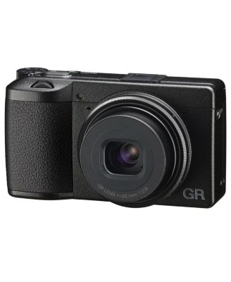 GR IIIx Compact Digital Camera, Bundle with 128GB Memory Card with Reader, Camera Bag, Tripod, Includes Cleaning Accessories