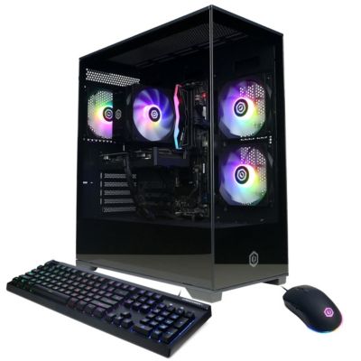 Gamer Master Gaming Desktop Computer AMD Ryzen 5 8400F 4.2GHz, 16GB RAM, 1TB SSD, NVIDIA GeForce RTX 5060 Ti 8GB, Windows 11 Home, Black