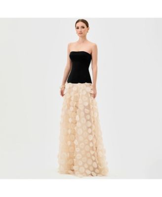 Women's Avenna Strapless Petal Gown
