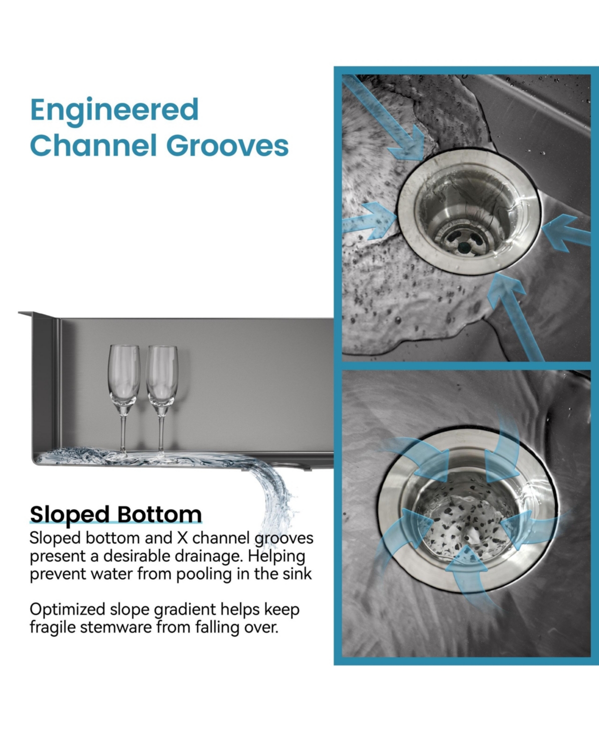 flynama 33inch Overmount Single Bowl Black 304 Stainless Steel Handmade Kitchen Sink with Cutting Board and Colander