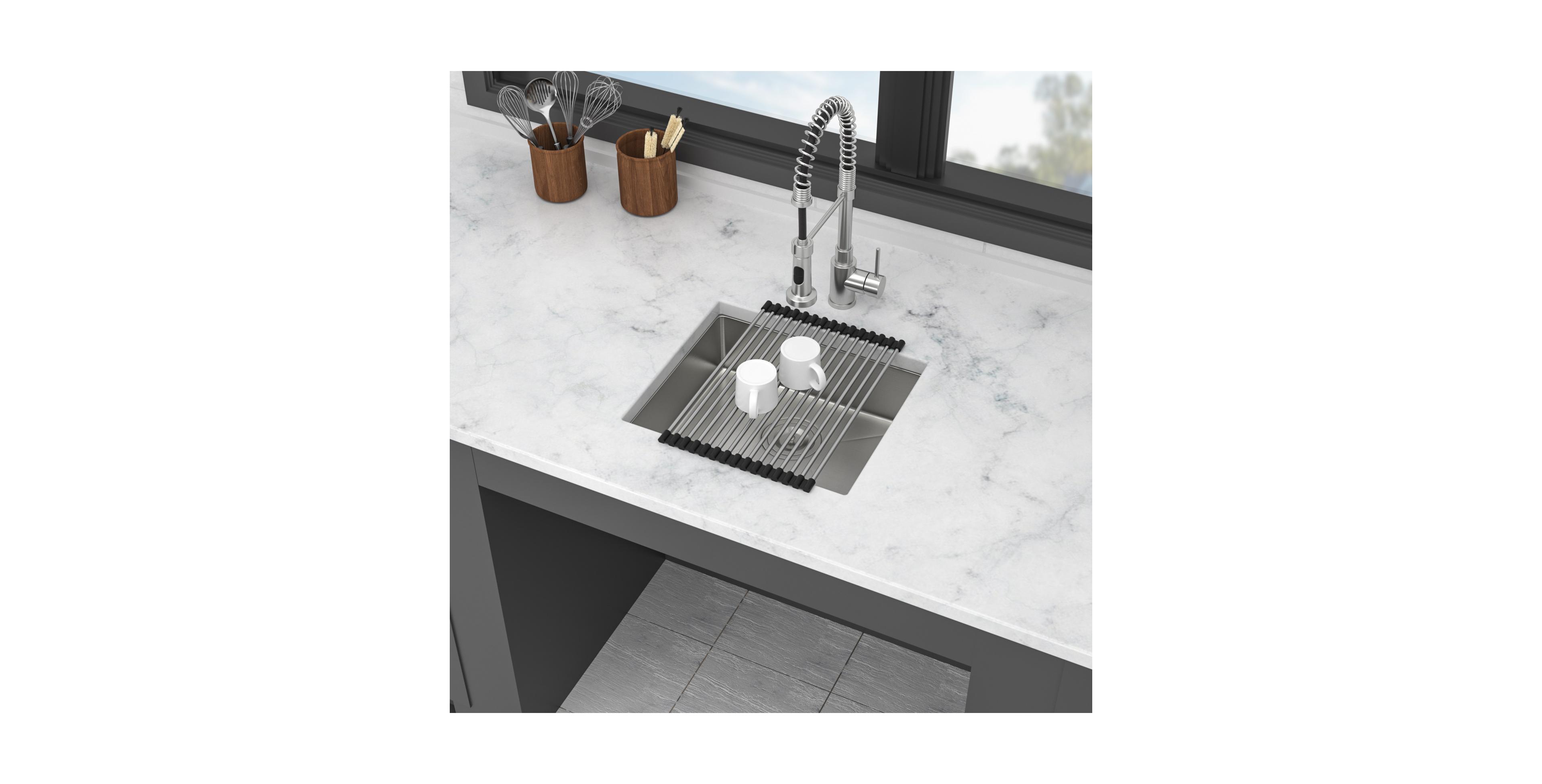 flynama 18x16x5.5inch Ada Compliant Kitchen Sink Undermount Stainless Steel Single Bowl 16 Gauge
