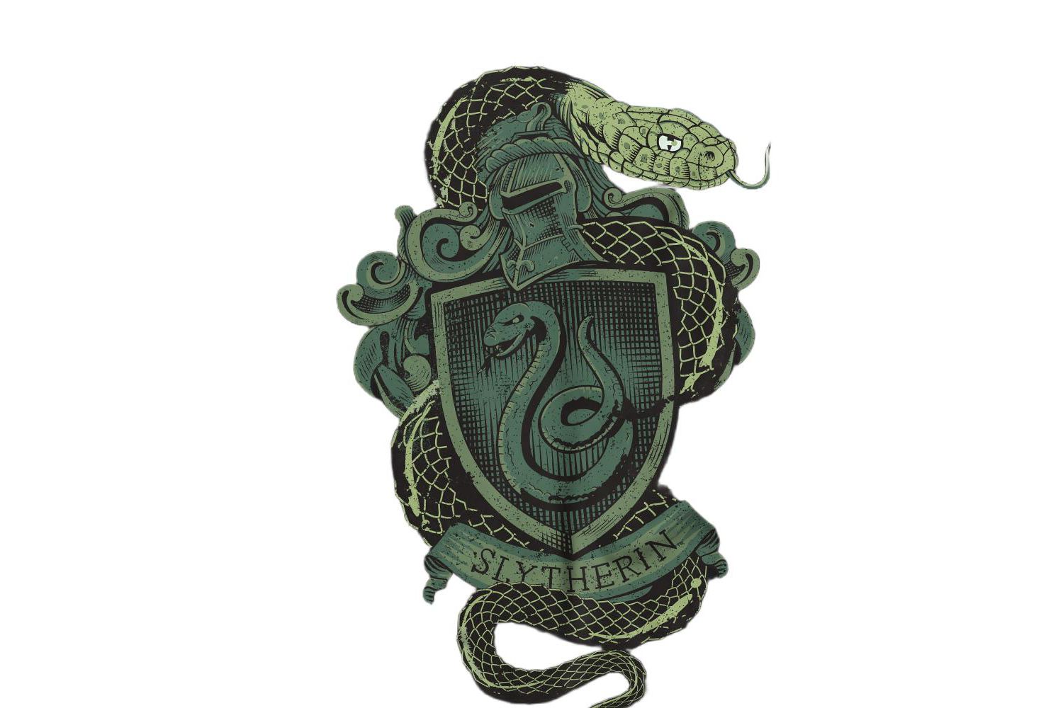 Men's Slytherin Snake Crest T Shirt