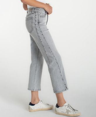 Petite Kennedy Mid Rise Straight Jeans