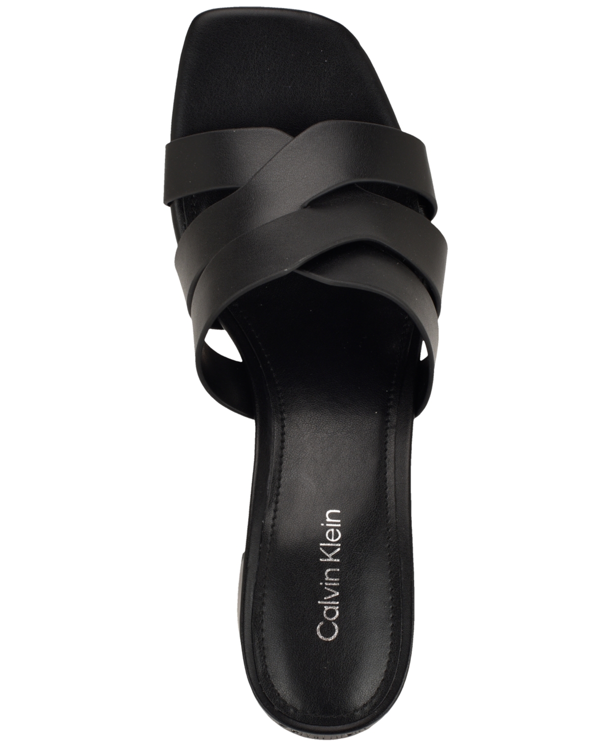 Calvin Klein Women's Vivianna Woven Slip-On Dress Sandals