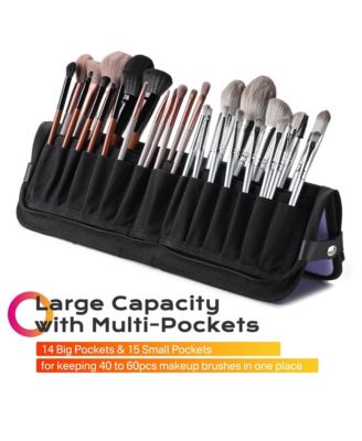 Makeup Brush Holder Bag Foldable Cosmetic Case ForgetMeNot