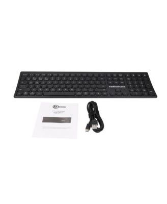 3-in-1 Curved Ergonomic Keyboard - Full-Size 111 Keys, USB / 2.4GHz / Bluetooth 5.1 2607174