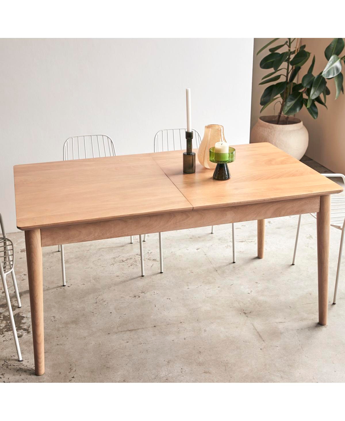 Tikamoon Cloe solid mango wood 190x88 extendable table