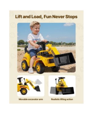 Excavator Ride-On Car for Toddlers 19–36 Months Old