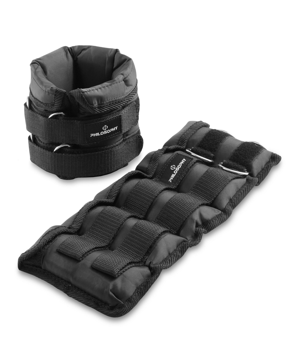 Philosophy Gym Lb Adjustable Ankle Wrist Weights Pair, Arm Leg Weight Straps Set