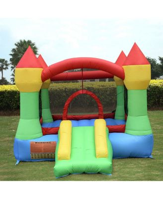 Kids Outdoor and Indoor Play Inflatable Castle Bounce House with Slide and Blower