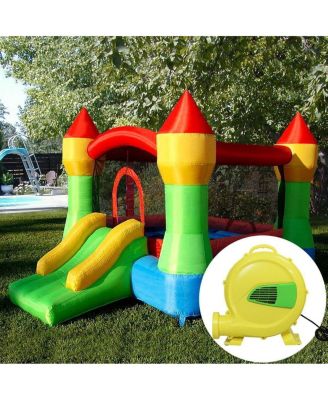 Kids Outdoor and Indoor Play Inflatable Castle Bounce House with Slide and Blower