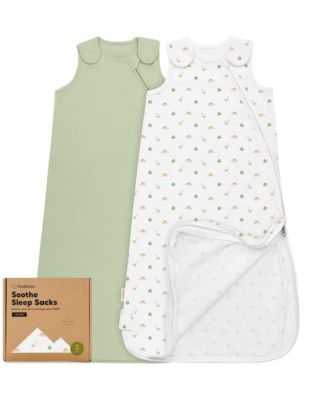 2-Pack Sleep Sacks for Babies, Soothe Sleeping Sack Wearable Blanket, Infant, Toddler, Newborn Swaddle Sack