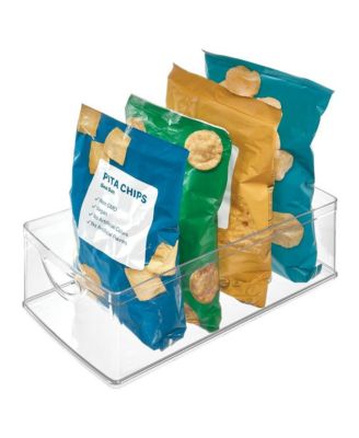 Plastic Kitchen Cabinet Storage Bins - Set of 4 - Clear