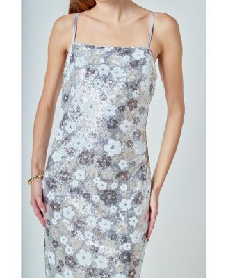 Women's Sequin Midi Dress