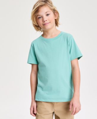 Epic Threads Little Big Boys Solid T-Shirt Created for Macys - Porcelain Green 8$