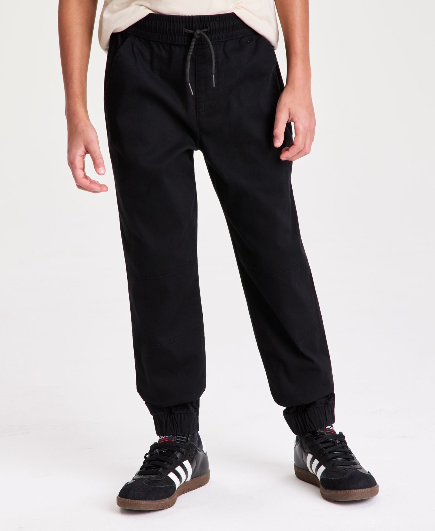 Boys' XS-XL Twill Jogger Pants