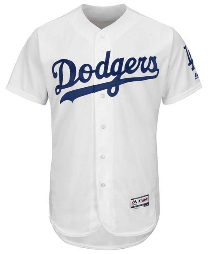 Majestic Men's Los Angeles Dodgers Blank Replica Cool Base Jersey - Macy's