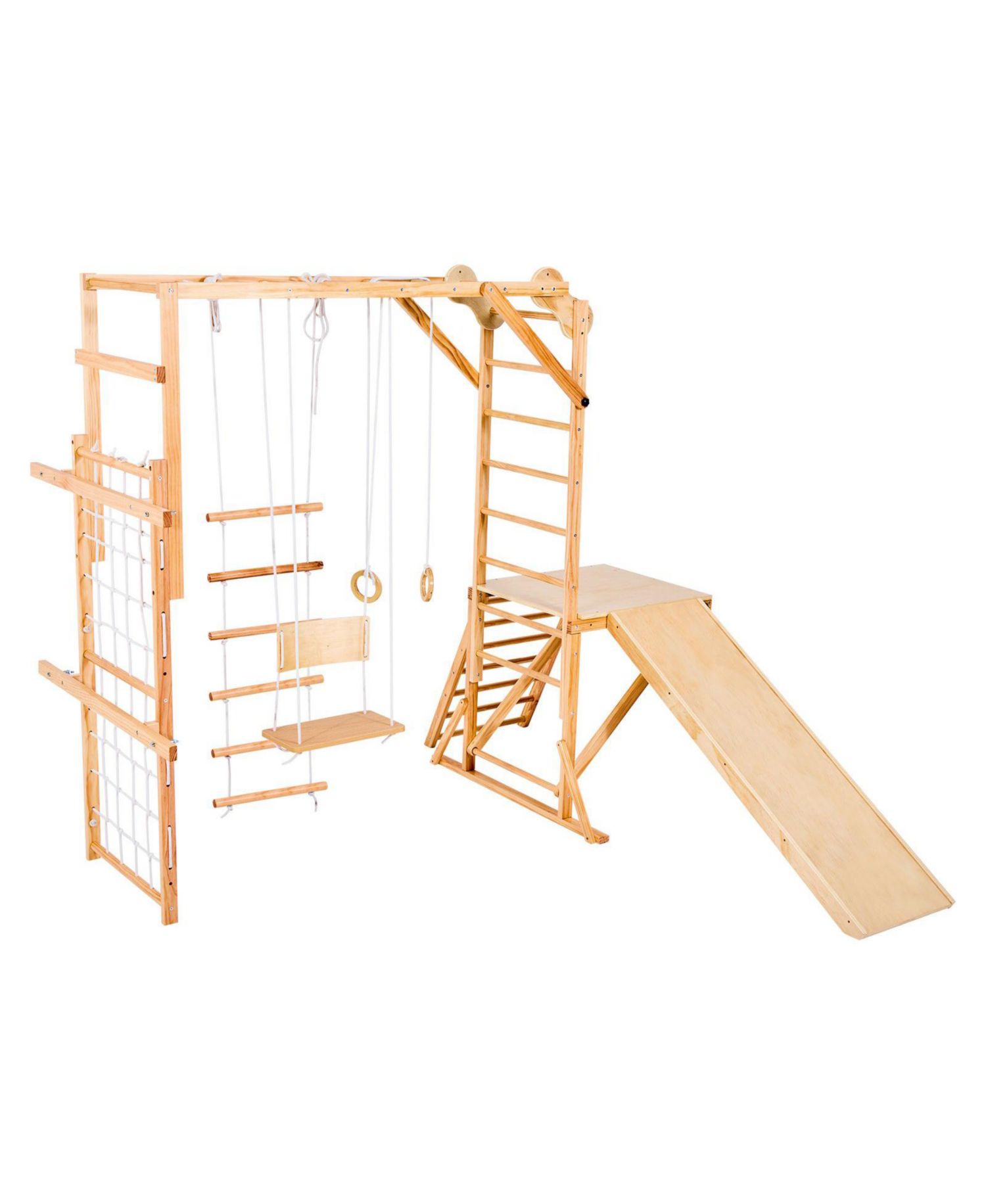 8-in-1 Montessori Indoor Playground Jungle Gym