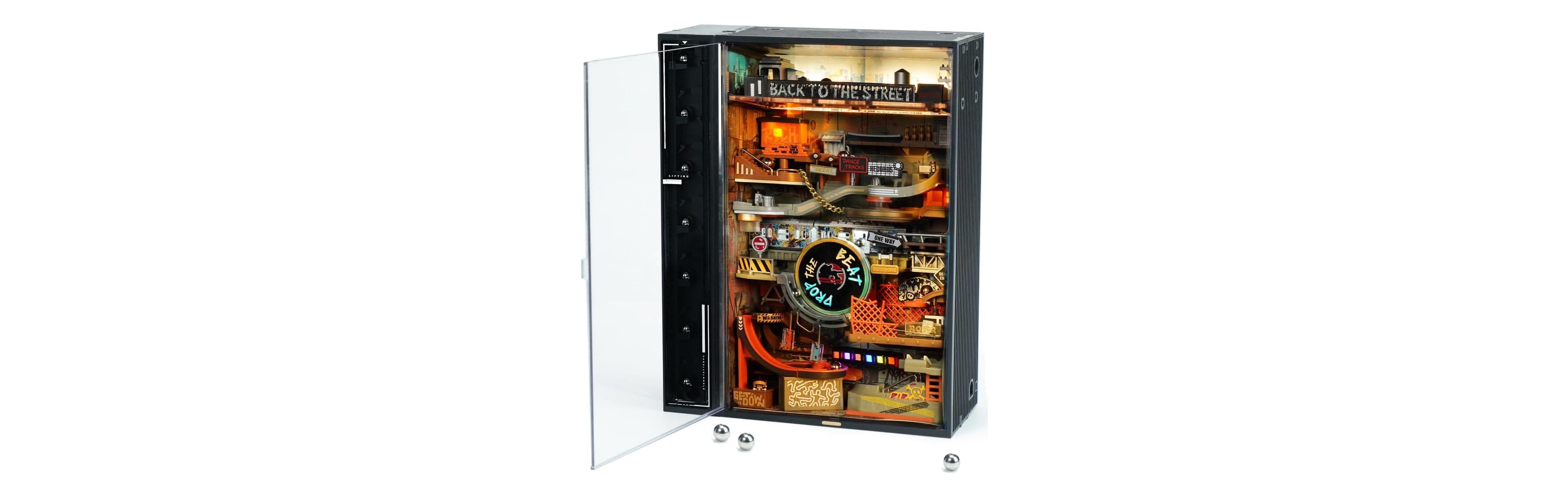 Robotime Hip-Hop Street Sound-Activated Electric 134-Piece Building Set, Ages 14+