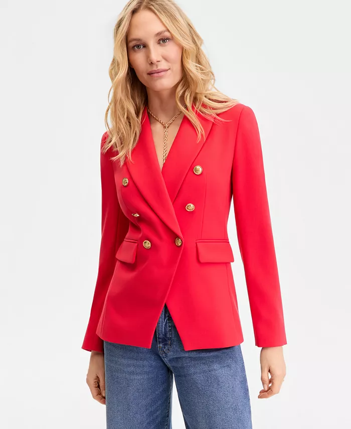 Women's Double-Breasted Blazer - thumbnail 9