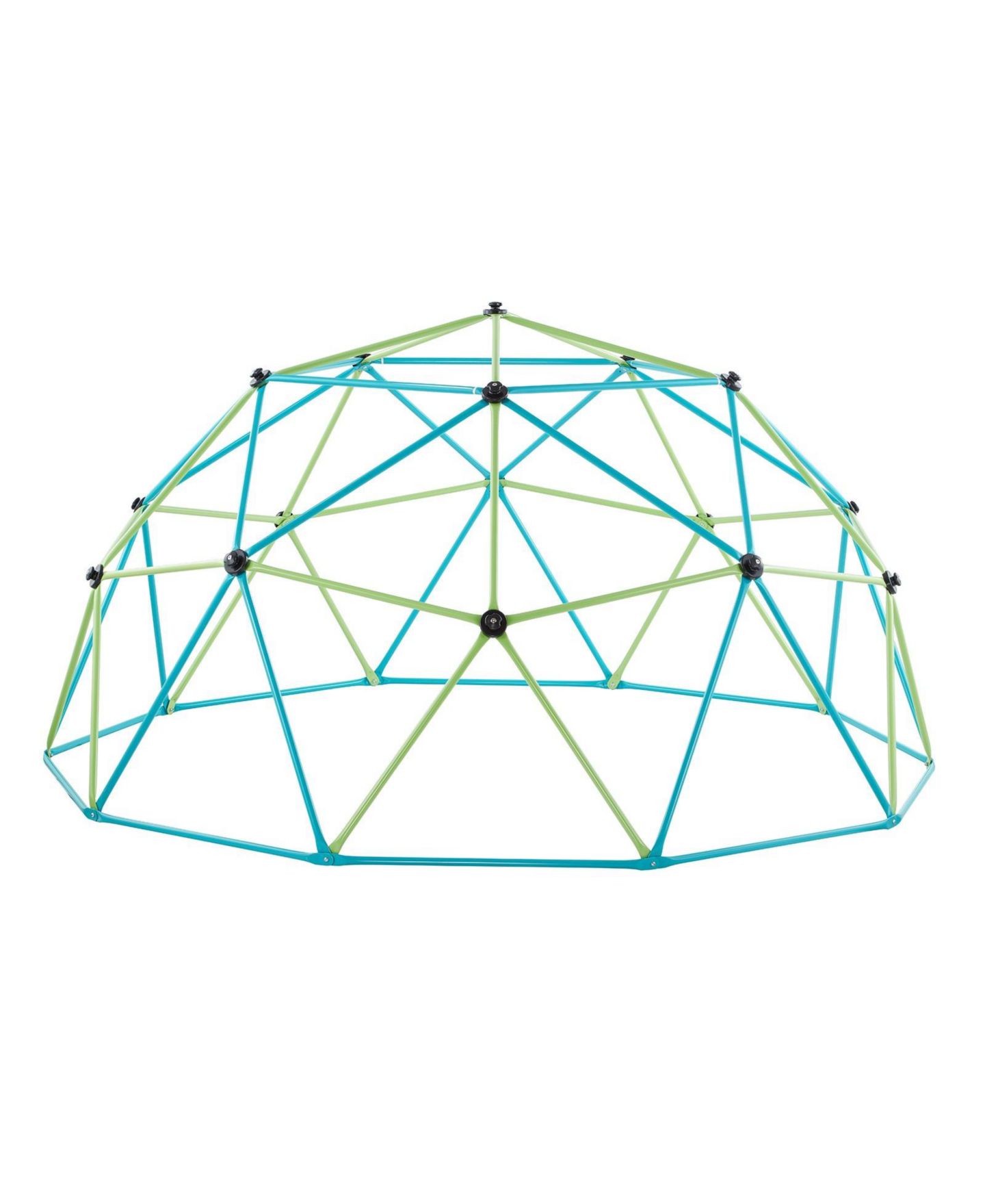 Детская игрушка Slickblue 10 Ft. Geometric Dome Climber with Saucer Swing, 1000 lbs Capacity, Ages 3-8, цвет: Зелёный / Синий — фото 7