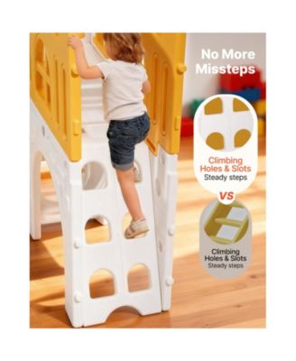 HDPE Playset for Toddlers with Slide, Basketball & Telescope