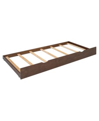 Queen Size Platform Bed with 2 Big Drawers and Twin XL Size Trundle