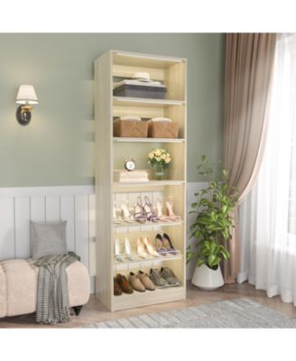 Closet Organizer with Adjustable Shoe Shelves